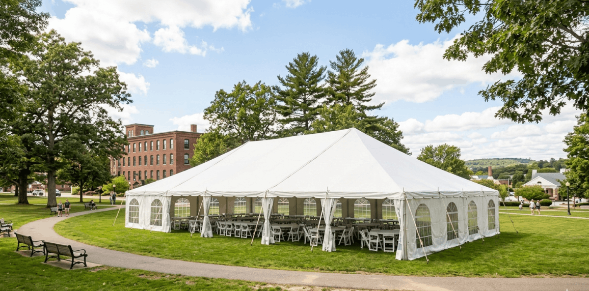 250 seater tent rental boston